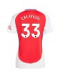 Arsenal Riccardo Calafiori #33 Hjemmedrakt Dame 2024-25 Korte ermer